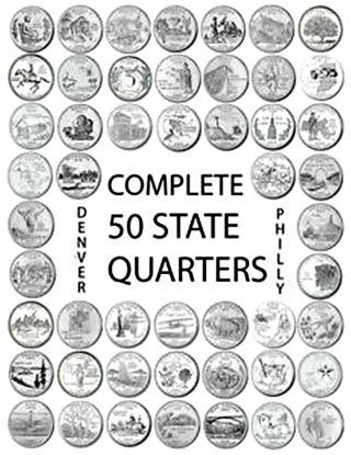 50 State Quarters Set - Uncirculated D & P Complete Set 1999 - 2008