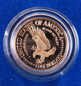 UNITED STATES LIBERTY COINS 1986 3 CoinProof Set w/Certs.  24oz gold.  77oz Silver 4