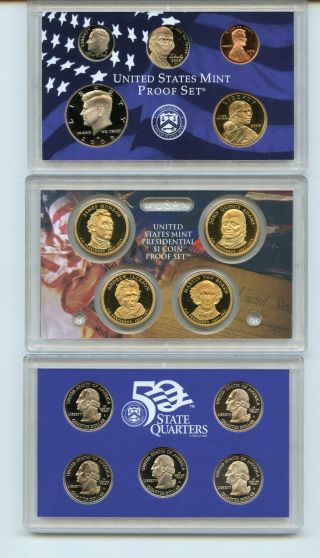 2008 - S Proof Set Of Coins 14 Coins