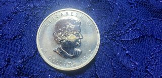 Canadian silver maple leaf $5 coin (2008) - - 2