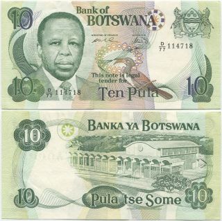 Botswana 10 Pula 1999 (p - 20b) Xf,  /au