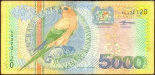 Suriname 5000 Gulden P - 152 2000 Vf