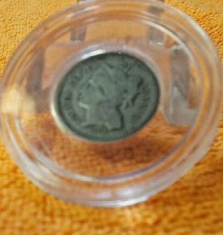 Very Good 3 Cent Coin - Dated 1868 - Also A Proof Canada Silver Dime
