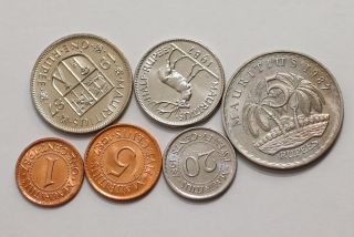 Mauritius 1987 Coin Set A98 Xj3