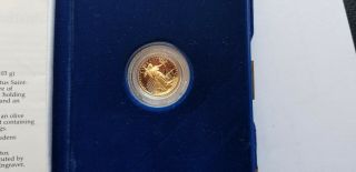 1988 - P $5 1/10 Oz.  Proof American Gold Eagle " Roman Numeral "