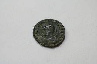 Ancient Old Roman Uncleaned Follis Sharp Details With 2.  72 Gr.  B18 Z6099