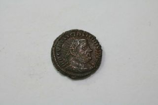Ancient Old Roman Uncleaned Follis Sharp Details With 2.  44 Gr.  B18 Z6088