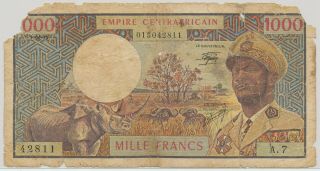 (s) 612231 - 44 Central African Republic 1000 Francs 1978,  P.  6