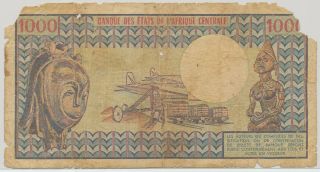 (S) 612231 - 44 Central African Republic 1000 Francs 1978,  P.  6 2