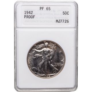 1942 - D Liberty Walking Silver Half Dollar Proof