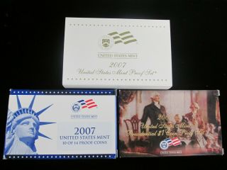 2007 S U.  S.  Proof 10 Coin Set Complete With And