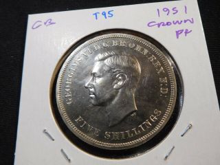 T95 Great Britain 1951 Crown Proof