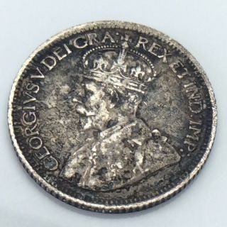 1916 Canada 10 Ten Cents Dime Canadian Circulated Coin E857 2