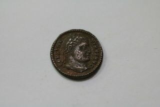 Ancient Old Roman Uncleaned Follis Sharp Details With 3.  06 Gr.  B18 Z6097