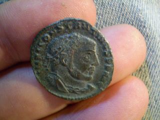 Ancient Rome Constantine I 306 - 337 Ad Ae Follis Jupiter/victory/eagle 23mm