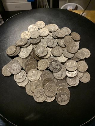 118 Washington Quarters 90 Silver $29.  50 Face Value