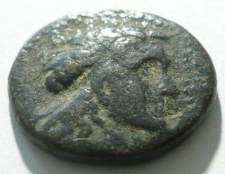 Ancient Ptolemaic Kingdom Egypt Ptolemy Ii Philadelphos 285 - 246 Bc.  Bronze Coin