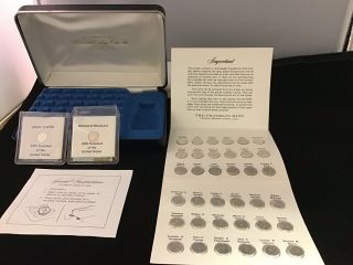 Franklin Presidential Silver Mini Coin Set,  39 Coins - Missing Loop