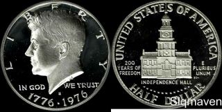 1976 S 40 Silver Kennedy Half Dollar Cameo Gem Proof