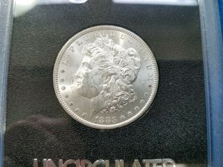 1883 CC Silver Morgan Dollar ANACS MS 63 Vam 5 GSA Hoard Error Carson City 2