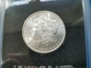 1883 CC Silver Morgan Dollar ANACS MS 63 Vam 5 GSA Hoard Error Carson City 3