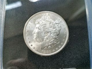 1883 CC Silver Morgan Dollar ANACS MS 63 Vam 5 GSA Hoard Error Carson City 4