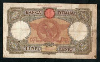 100 Lire From Italy 1939 2