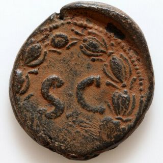 Roman Coin - Provincial Ae Antioch Syria Antoninus Pius 138 - 161 Ad
