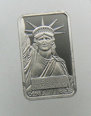 5 Gram Credit Suisse " Liberty " Platinum Bar 029467 Not