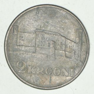 World Coin - 1930 Estonia 2 Krooni - World Silver Coin - 11.  8g 496