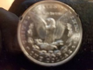 1883 - CC Morgan Silver dollar,  GSA Hoard,  Uc,  w/ ON 3