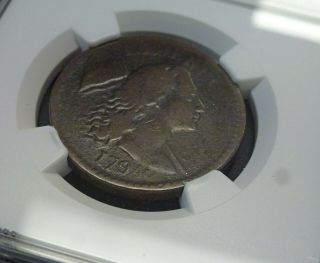 1794 HEAD of 94 Flowing Hair Large Cent S - 44 R - 1 NGC VG DETAILS 2