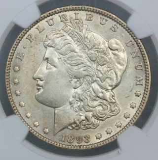 Ngc Au Details 1893 Top 100 Vam - 4 Ddo Morgan Silver Dollar $1 (bc16)
