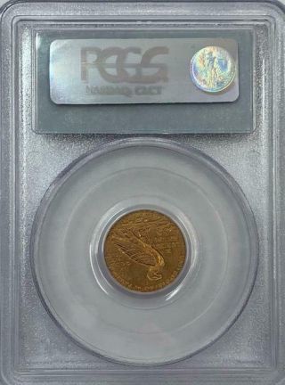 PCGS AU55 1914 - D $2.  5 Indian Head Gold Coin.  NR. 2