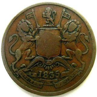 British India Coins,  Half Anna 1835,  East India Company