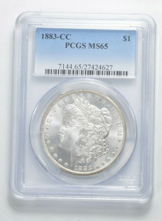 Ms65 1883 - Cc Morgan Silver Dollar - Graded Pcgs 5038