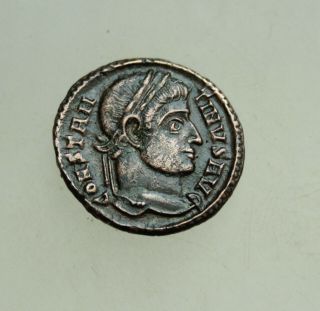Constantine I The Great I 306 - 337 Follis Buste N.  R.  Æ19mm Vot Xx Siscia