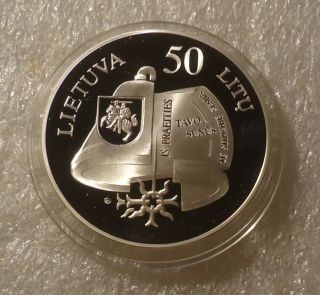 Lithuania 50 Litu 1999 Vincas Kudirka