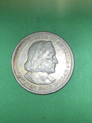 1893 Columbian Exposition Commemorative Half Dollar 90 Silver Coin 50c