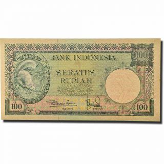 [ 564591] Banknote,  Indonesia,  100 Rupiah,  1957,  Km:51a,  Unc (63)