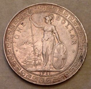 1911 B British Trade Dollar - Great Britain - British India Bombay