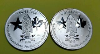2015 $2 - Special Strike Canada Silver 2 Dollars 1st Special Service Force 2 Coin