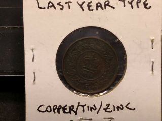 1864 Canada NOVA SCOTIA Half Cent coin 3