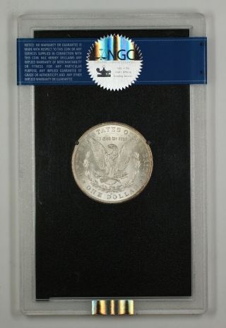 1883 - CC GSA Morgan Silver Dollar $1 NGC MS - 64 Obverse Toned w/ Box & 4