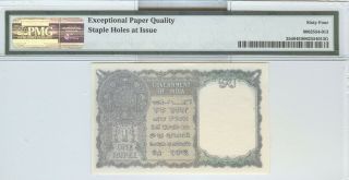 1940 GOVERNMENT OF INDIA 1 RUPEE PICK 25d,  GREEN S/N,  PMG CHOICE UNC - 64 EPQ 2