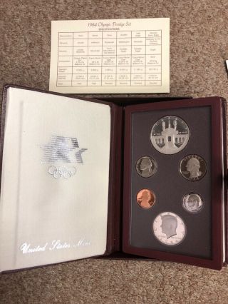 1984 United States Olympic Commemorative Coins Prestige Set
