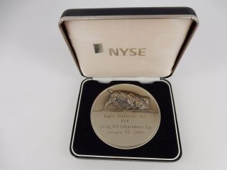 Eagle Materials Commemorative Medal York Stock Exchange Sku 7.  10.  19.  10