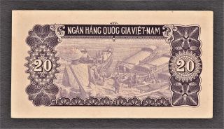 Vietnam 20 Dong 1951 Pick - 60a Almost UNC 2