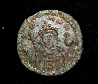 Medieval Unresearched Crusaders Bronze Coin 1100 - 1200 Ad