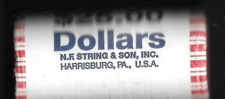 2008 John Quincy Adams  Bank Wrapped Dollar 25 Coin Roll